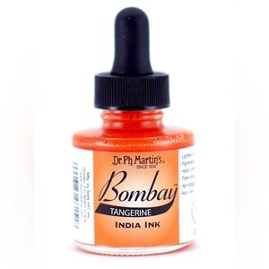 🔥5 FOR $25🔥 Dr. Ph. Martin’s Bombay India Ink, Tangerine